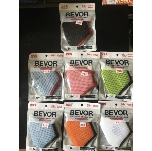 全新🔥🔥🔥🔥🔥BEVOR Anti pollution & Generic Mask 日本🇯🇵口罩現貨發售內附三塊濾片。