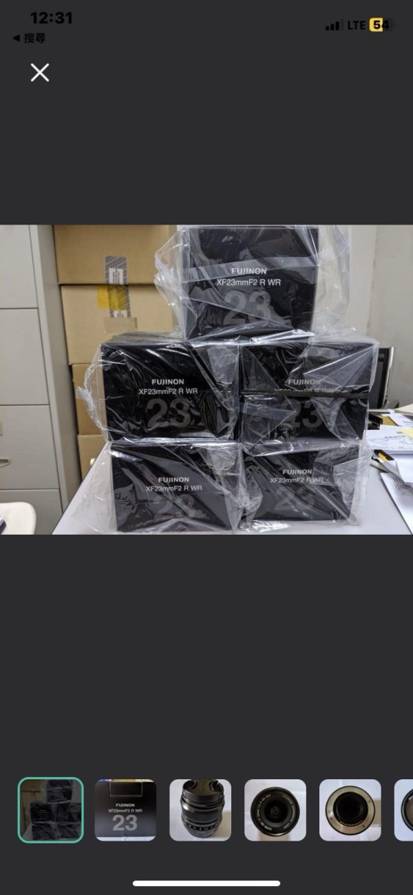 全新 富士  FUJINON XF 23mm F2 R WR