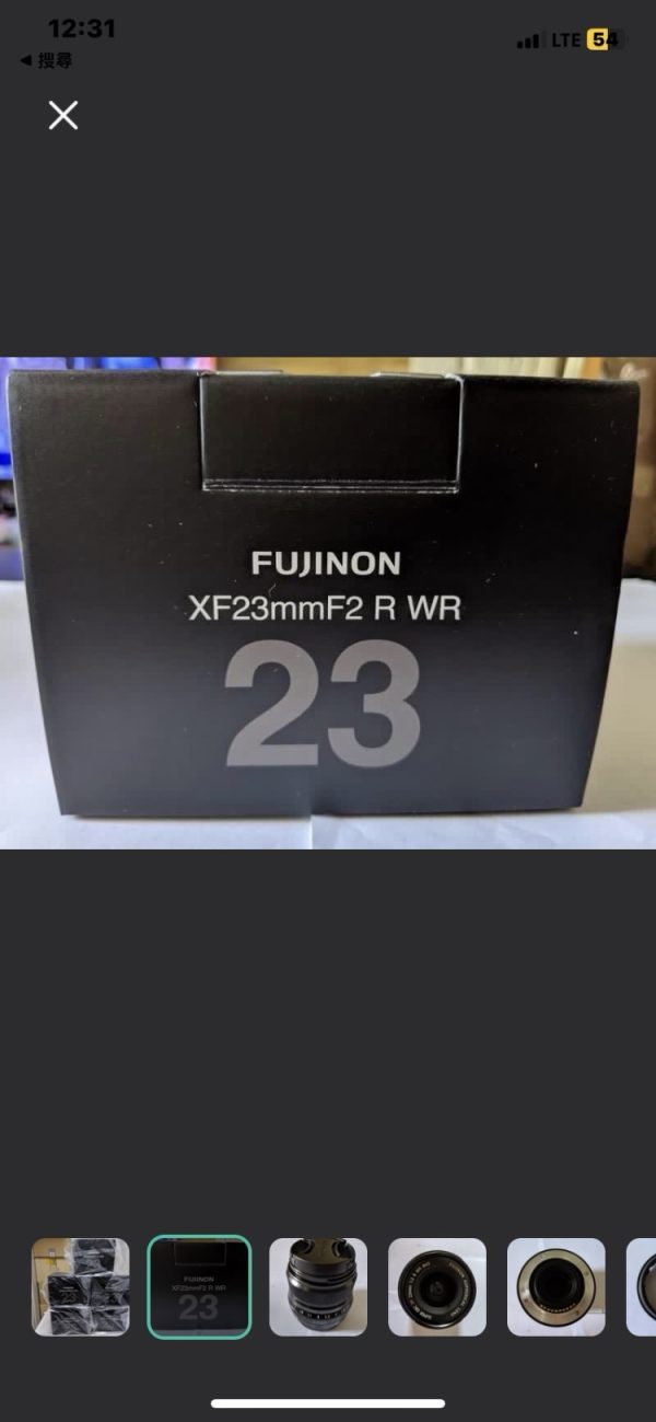 全新 富士  FUJINON XF 23mm F2 R WR